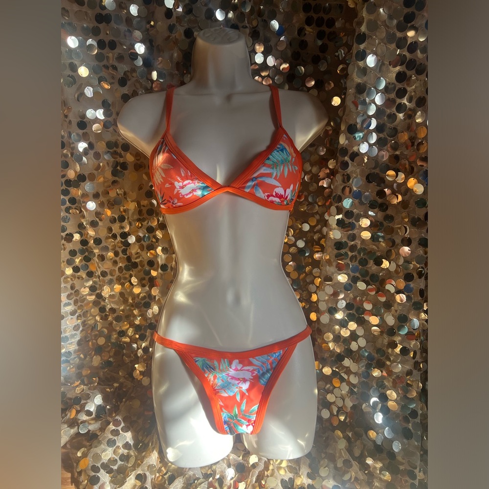 Tropical orange bikini🧡